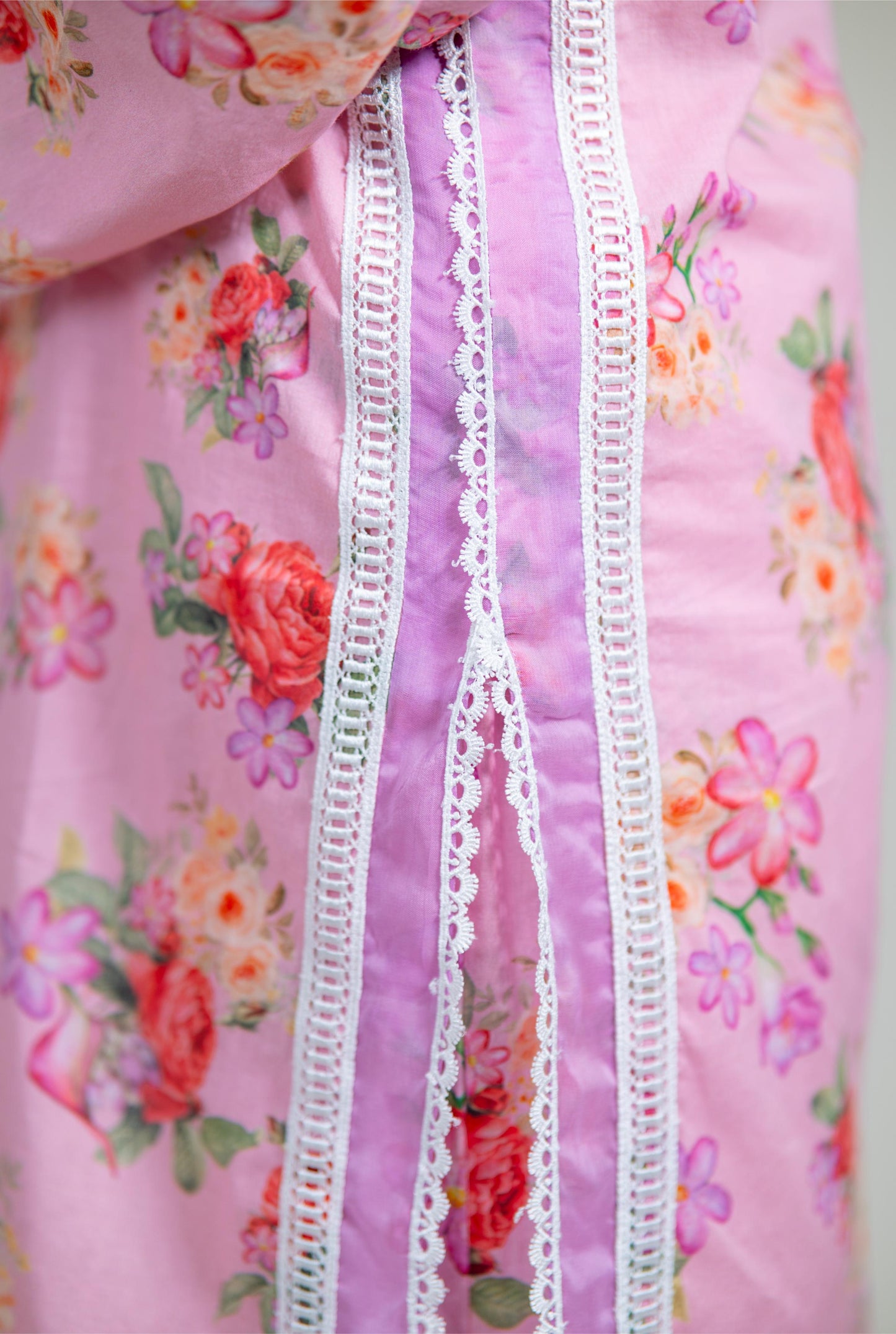 Pink Straight Kurta Set
